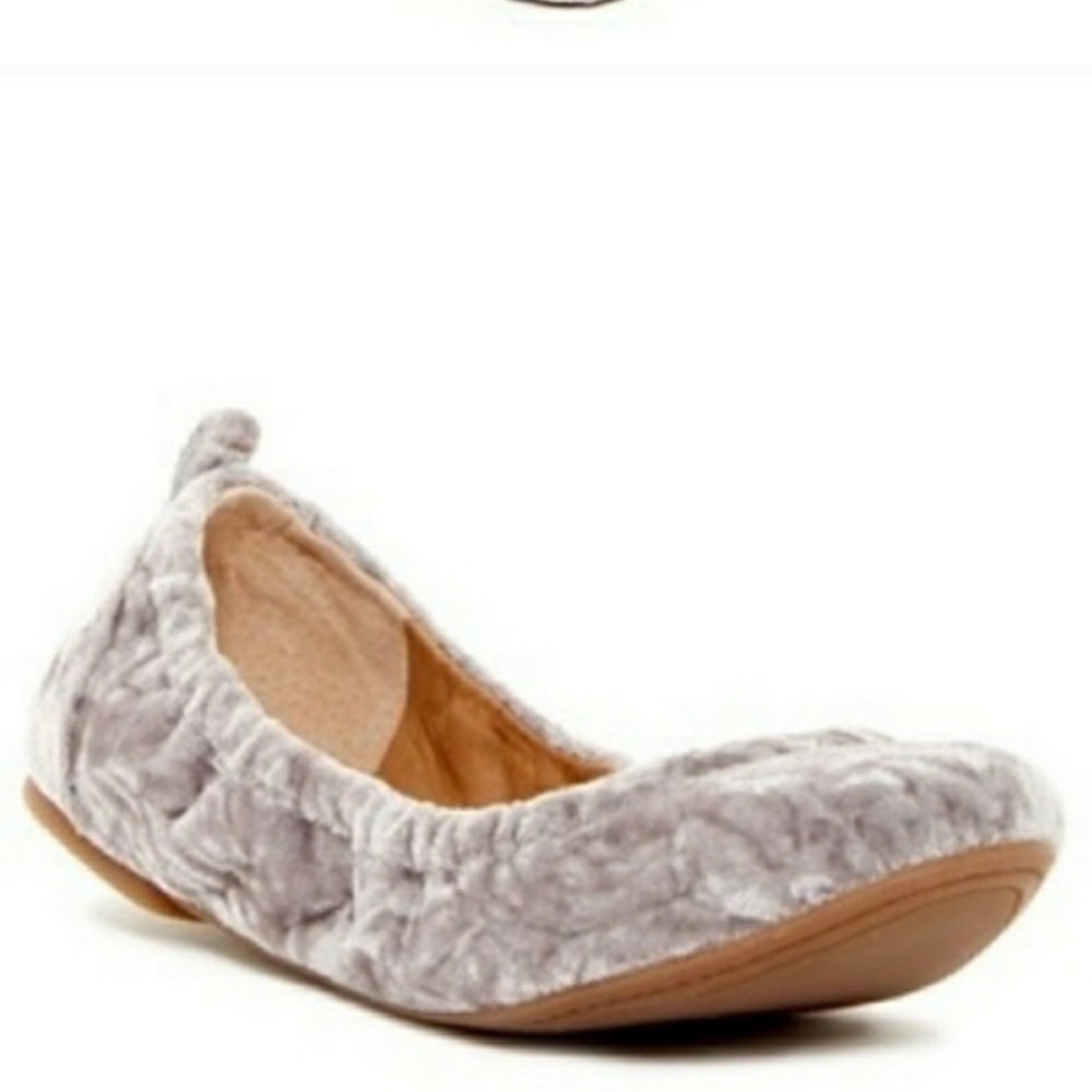 Lucky Brand Crushed Velvet Flats